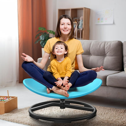 Kids Sensory Swivel Chair with Non-Slip Base and Tool-Free Assembly detail image - detail view 8