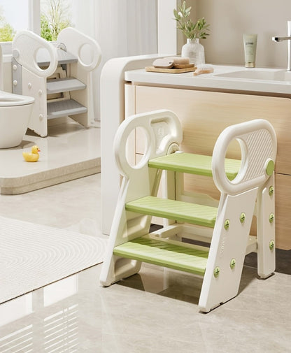 Kids Step Stool with Adjustable Height for Comfortable Everyday Seating in Kids' Room detail image - detail view 12