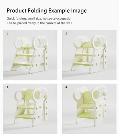 Kids Step Stool with Adjustable Height for Comfortable Everyday Seating in Kids' Room detail image - detail view 14