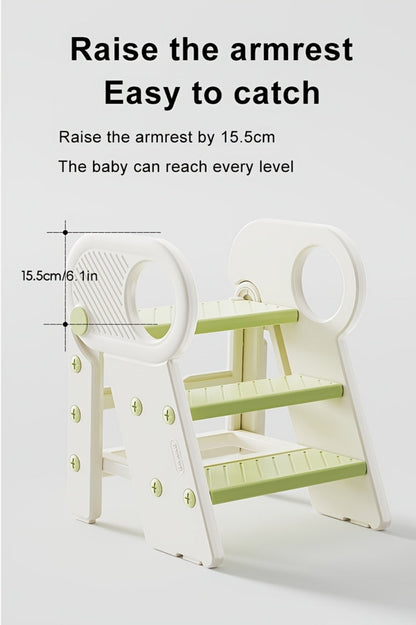 Kids Step Stool with Adjustable Height for Comfortable Everyday Seating in Kids' Room detail image - detail view 22