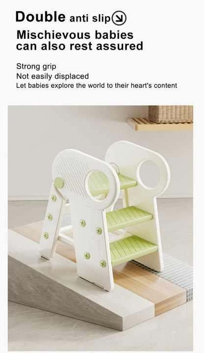 Kids Step Stool with Adjustable Height for Comfortable Everyday Seating in Kids' Room detail image - detail view 23