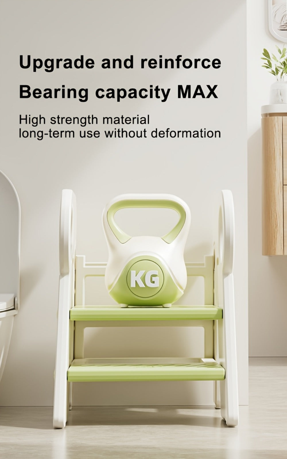Kids Step Stool with Adjustable Height for Comfortable Everyday Seating in Kids' Room detail image - detail view 26