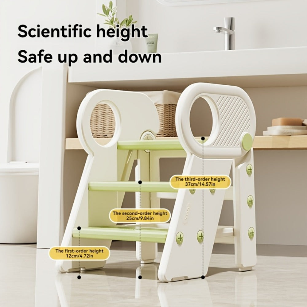 Kids Step Stool with Adjustable Height for Comfortable Everyday Seating in Kids' Room detail image - detail view 8