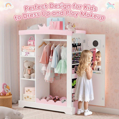 Kids Wardrobe with Open Shelves and Multiple Color Options for Kids' Room detail image - detail view 6