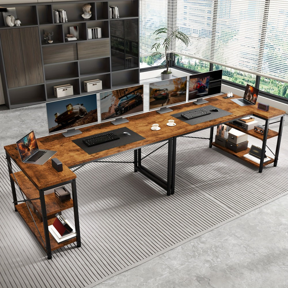 L-Shaped Computer Desk with Charging Station, PC Work Desk for Home Office detail image - detail view 28