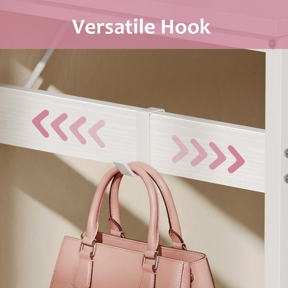 L-Shaped L Shaped Desk for Work, Display, and Everyday Use in Bedroom detail image - detail view 6