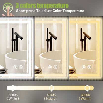 LED Bathroom Vanity Mirror with Anti-Fog Function and Dimmable Lighting detail image - detail view 9