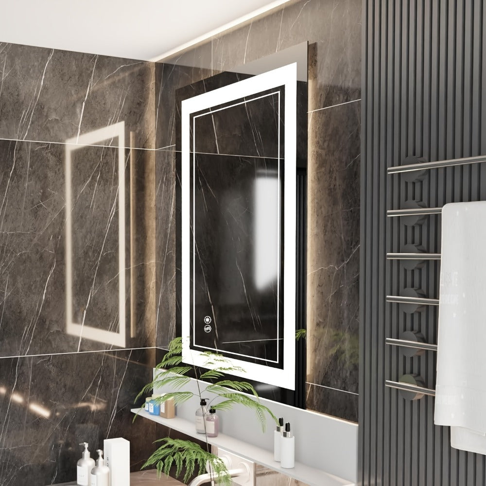 LED Bathroom Vanity Mirror with Anti-Fog Function and Dimmable, with Multiple Size Options detail image - detail view 10