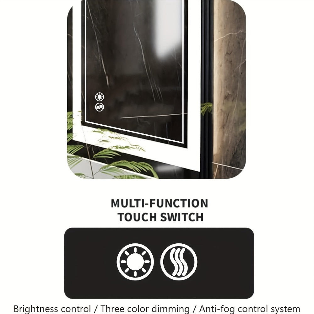 LED Bathroom Vanity Mirror with Anti-Fog Function and Dimmable, with Multiple Size Options detail image - detail view 8