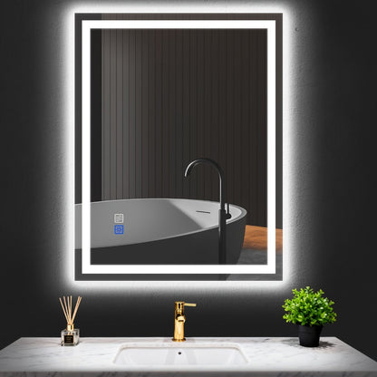 LED Bathroom Vanity Mirror with Anti-Fog Function for Dressing and Daily Routines detail image - detail view 5