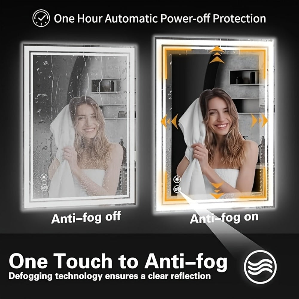 LED Bathroom Vanity Mirror with Anti-Fog Function for Dressing, with Multiple Size Options detail image - detail view 10