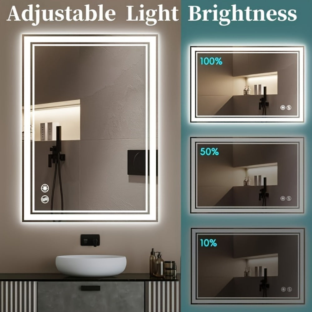 LED Bathroom Vanity Mirror with Anti-Fog Function for Dressing, with Multiple Size Options detail image - detail view 8