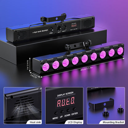 LED Stage Light, RGBW, DMX Control, Home, Party, Weddings for Stage and Party Lighting detail image - detail view 5