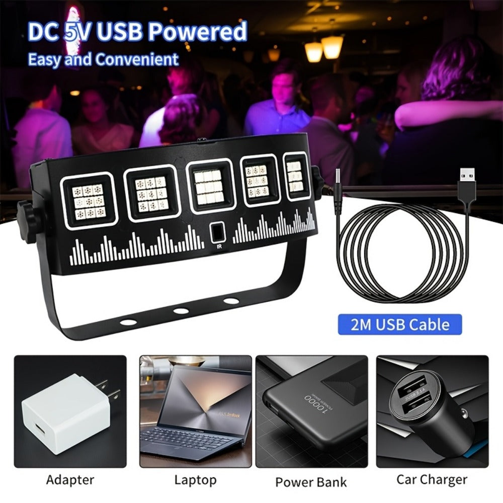 LED Stage Light, Sound Activated, Remote Control, Lights for Stage and Party Lighting detail image - detail view 4