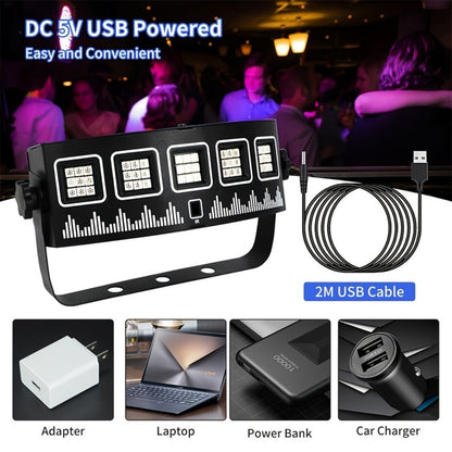 LED Stage Light, Sound Activated, Remote Control, Lights for Stage and Party Lighting detail image - detail view 4