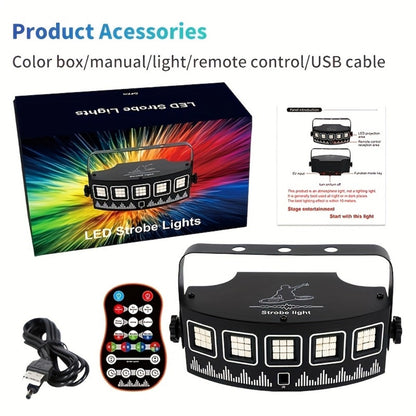 LED Stage Light, Sound Activated, Remote Control, Lights for Stage and Party Lighting detail image - detail view 7