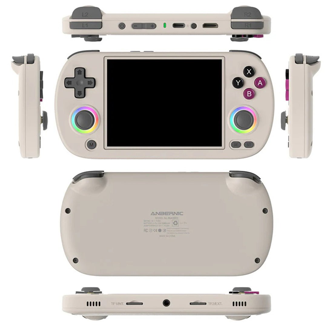 Anbernic RG40XX H Handheld Game Console Linux RGB HDMI IPS 4.0-Inch Retro Emulator 3200mAh 30+ Systems Wi-Fi Bluetooth