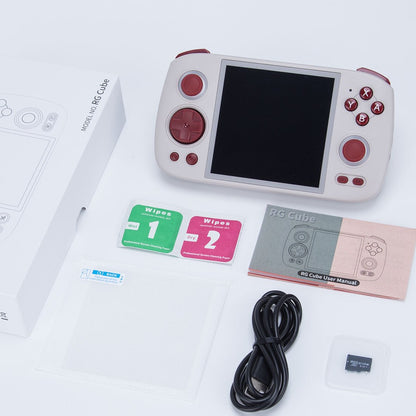 Anbernic RG Cube Retro Handheld Game Console Android 13 Square 3.95" IPS 720×720 Hall Effect Joysticks RGB DP Output 8GB RAM 128GB 5200mAh Battery Drift-Free Portable Emulator for Kids Teens Adults