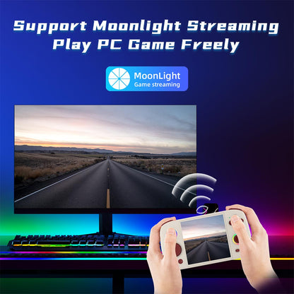 Anbernic RG Cube Retro Handheld Game Console Android 13 Square 3.95" IPS 720×720 Hall Effect Joysticks RGB DP Output 8GB RAM 128GB 5200mAh Battery Drift-Free Portable Emulator for Kids Teens Adults