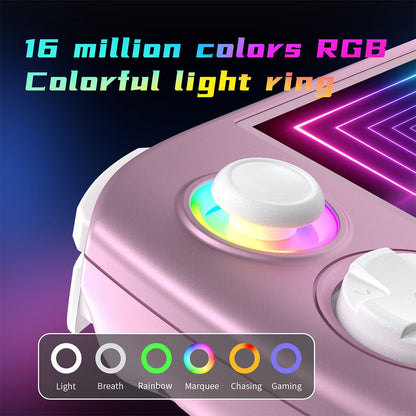 Anbernic RG Cube Retro Handheld Game Console Android 13 Square 3.95" IPS 720×720 Hall Effect Joysticks RGB DP Output 8GB RAM 128GB 5200mAh Battery Drift-Free Portable Emulator for Kids Teens Adults