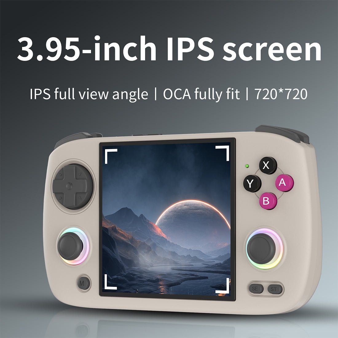 Anbernic RG CubeXX Retro Handheld Game Console - Unique Square 3.95" IPS 720x720 RGB Linux 30 Emulators 3800mAh Portable Gaming