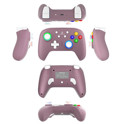 Anbernic RG P01 Bluetooth Game Controller - Hall Effect Joystick Trigger RGB Gyroscope 1000Hz Multi-Platform Wireless Gamepad 600mAh 3 Colors