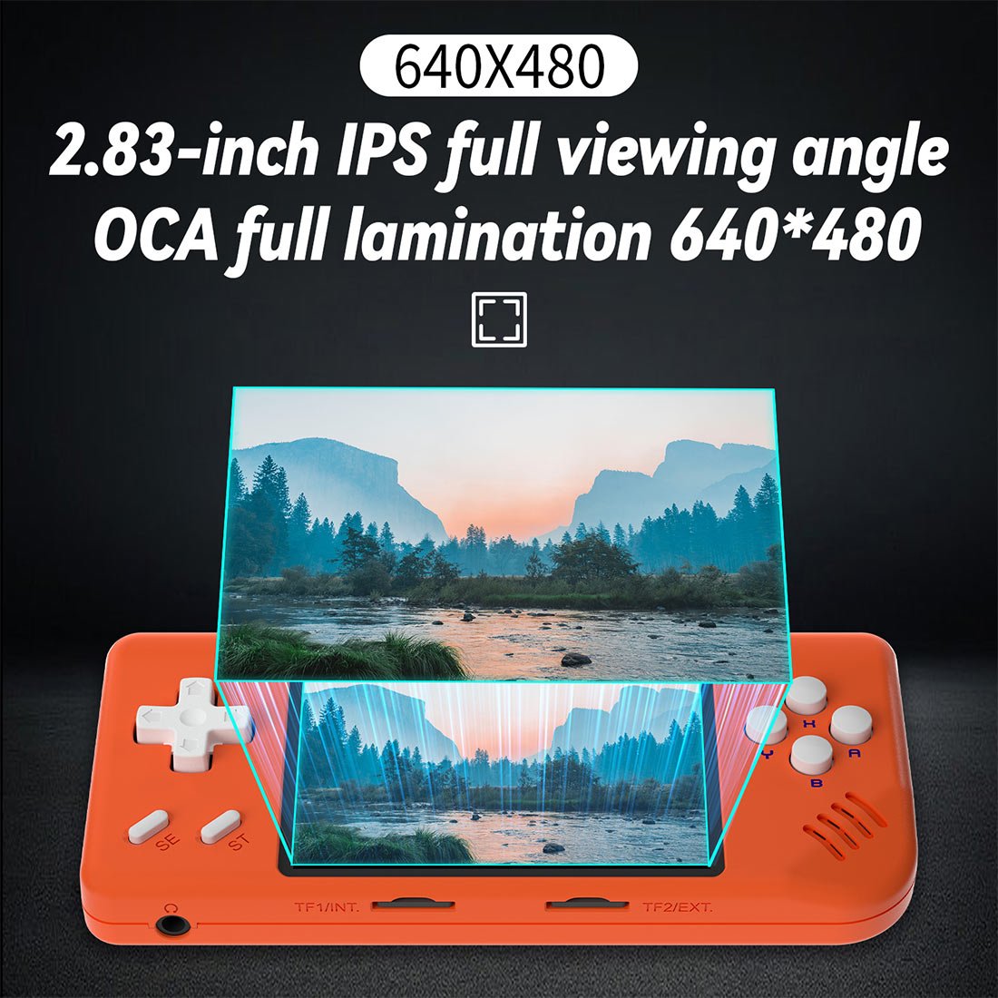 Anbernic RG28XX Retro Handheld Game Console - Compact Pocket Linux 2.8" IPS HDMI 30 Emulators 3100mAh 122g 4 Colors Portable Gaming