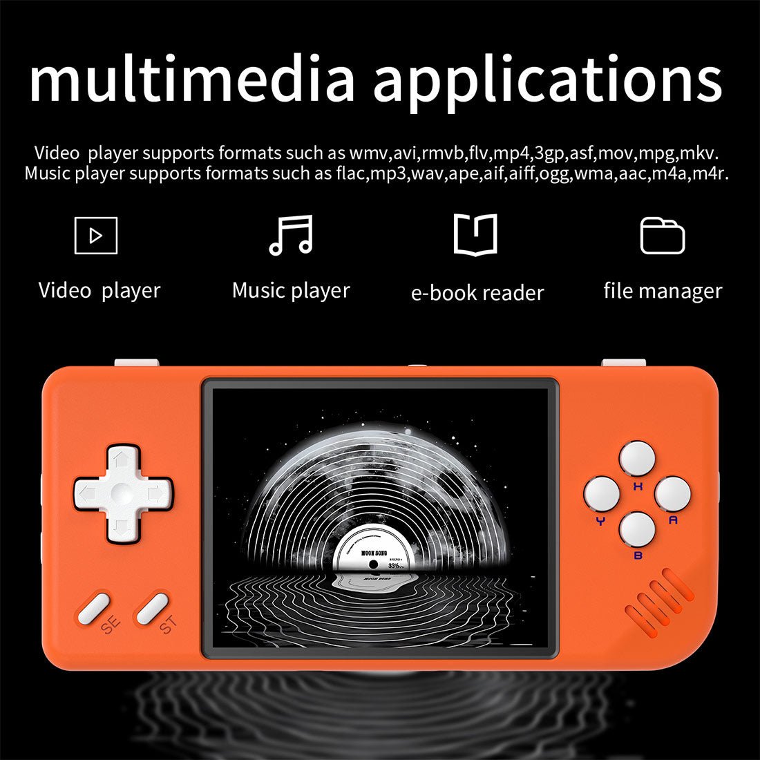 Anbernic RG28XX Retro Handheld Game Console - Compact Pocket Linux 2.8" IPS HDMI 30 Emulators 3100mAh 122g 4 Colors Portable Gaming