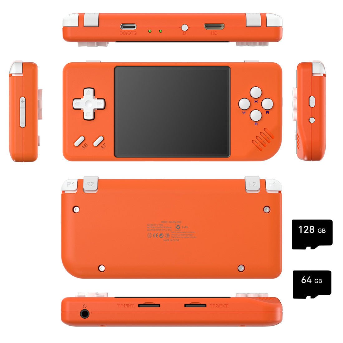 Anbernic RG28XX Retro Handheld Game Console - Compact Pocket Linux 2.8" IPS HDMI 30 Emulators 3100mAh 122g 4 Colors Portable Gaming