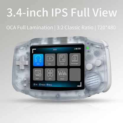 Anbernic RG34XX Retro Handheld Game Console - GBA Style Linux 3.4" IPS 720x480 Mini HDMI 30 Emulators 3500mAh 5 Colors Portable Gaming
