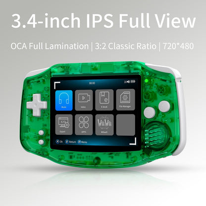 Anbernic RG34XX Retro Handheld Game Console - GBA Style Linux 3.4" IPS 720x480 Mini HDMI 30 Emulators 3500mAh 5 Colors Portable Gaming