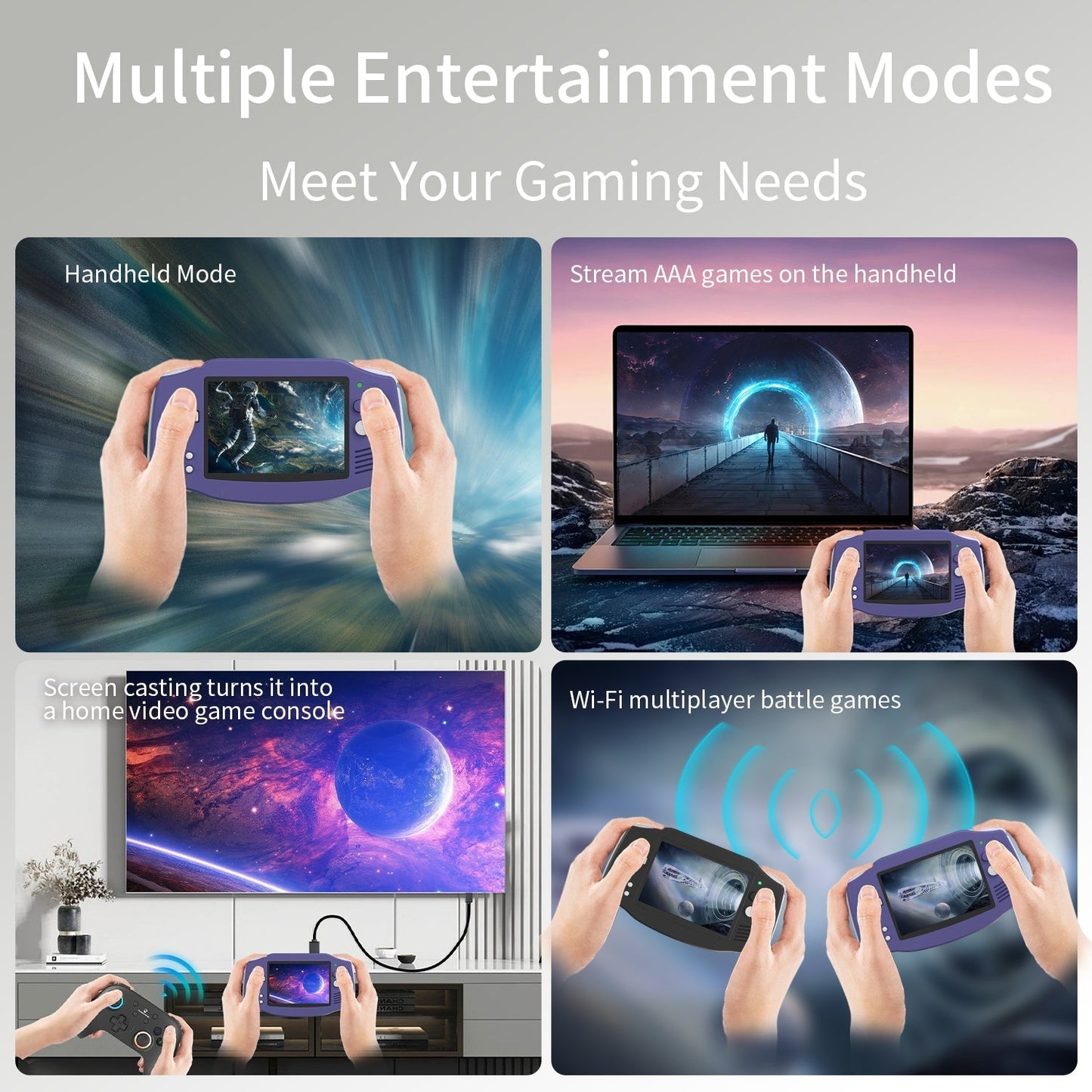 Anbernic RG34XX Retro Handheld Game Console - GBA Style Linux 3.4" IPS 720x480 Mini HDMI 30 Emulators 3500mAh 5 Colors Portable Gaming