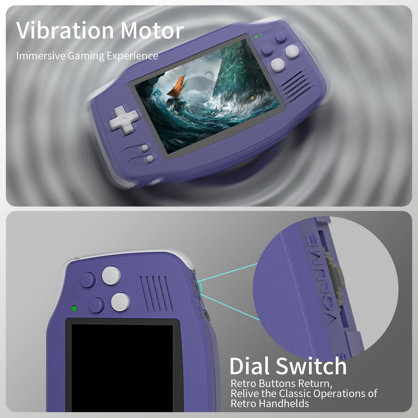 Anbernic RG34XX Retro Handheld Game Console - GBA Style Linux 3.4" IPS 720x480 Mini HDMI 30 Emulators 3500mAh 5 Colors Portable Gaming