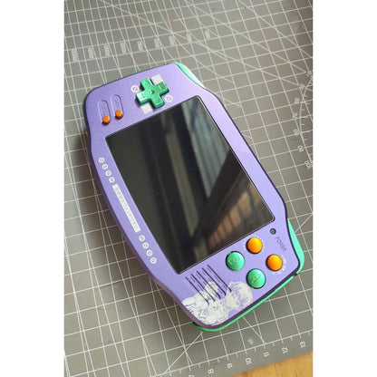 Anbernic RG34XX Metal Retro Handheld Game Console - GBA Style Linux 3.4" IPS 720x480 30 Emulators 3500mAh Portable Gaming Handheld Purple