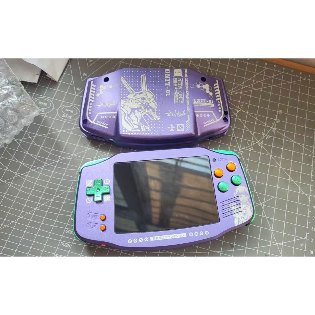 Anbernic RG34XX Metal Retro Handheld Game Console - GBA Style Linux 3.4" IPS 720x480 30 Emulators 3500mAh Portable Gaming Handheld Purple