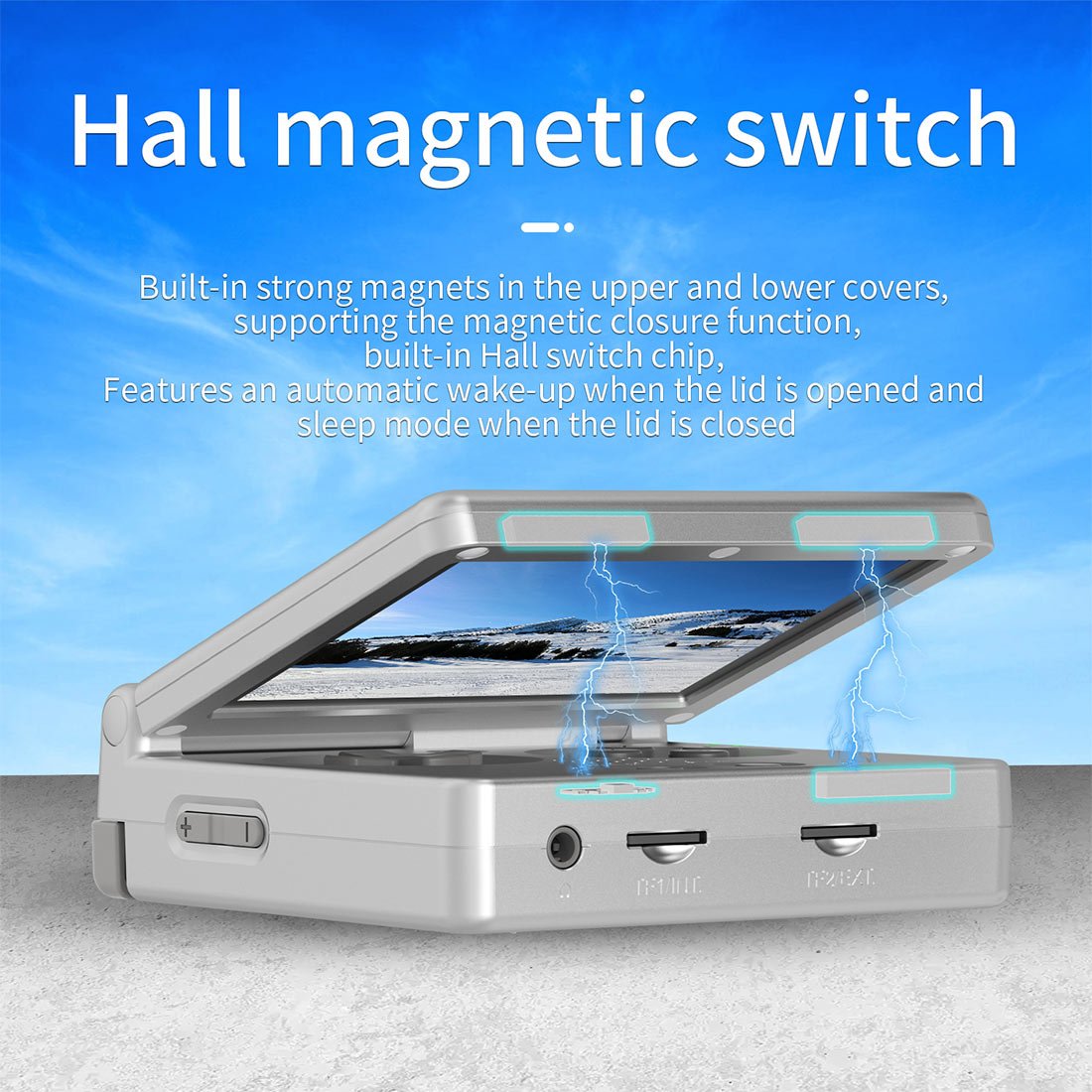 Anbernic RG35XXSP Flip Handheld Game Console Linux Clamshell GBA SP Style IPS HDMI Retro Emulator 3300mAh 30+ Systems Wi-Fi Bluetooth