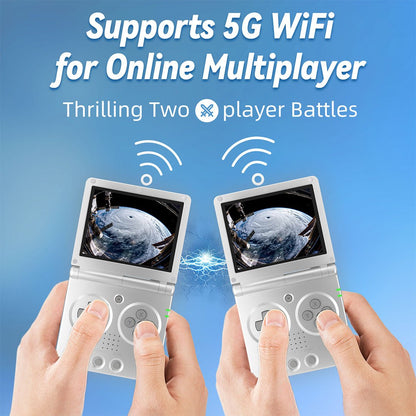 Anbernic RG35XXSP Flip Handheld Game Console Linux Clamshell GBA SP Style IPS HDMI Retro Emulator 3300mAh 30+ Systems Wi-Fi Bluetooth