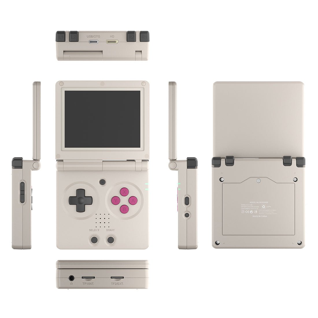 Anbernic RG35XXSP Flip Handheld Game Console Linux Clamshell GBA SP Style IPS HDMI Retro Emulator 3300mAh 30+ Systems Wi-Fi Bluetooth