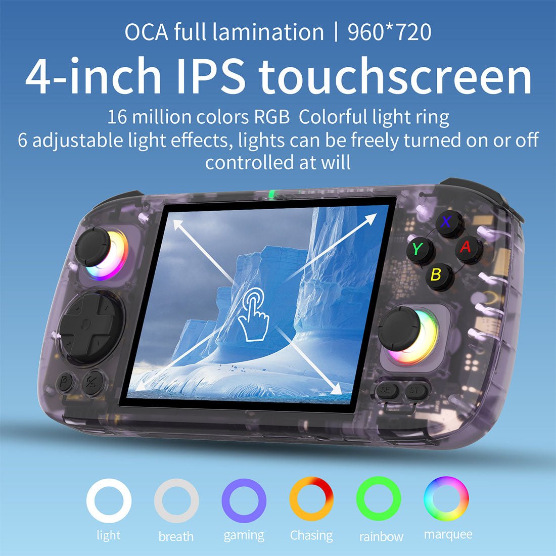 Anbernic RG406H Handheld Game Console Android 13 Horizontal IPS RGB USB-C 1080p Retro Emulator 5000mAh 8GB RAM Wi-Fi Bluetooth