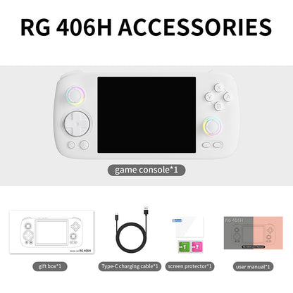 Anbernic RG406H Handheld Game Console Android 13 Horizontal IPS RGB USB-C 1080p Retro Emulator 5000mAh 8GB RAM Wi-Fi Bluetooth