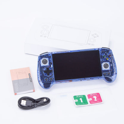 Anbernic RG556 Android 13 AMOLED Retro Handheld Game Console 5.48-Inch 1080p Hall Joystick Active Cooling HDMI 8GB RAM 30+ Emulators PS2 GameCube Premium Gaming Gift