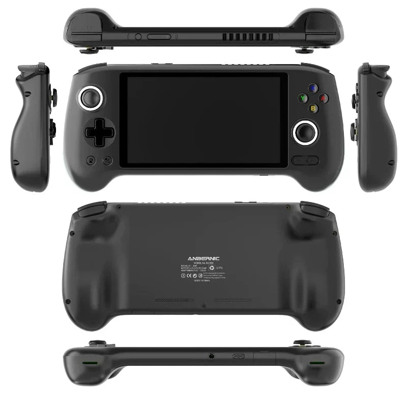 Anbernic RG556 Android 13 AMOLED Retro Handheld Game Console 5.48-Inch 1080p Hall Joystick Active Cooling HDMI 8GB RAM 30+ Emulators PS2 GameCube Premium Gaming Gift