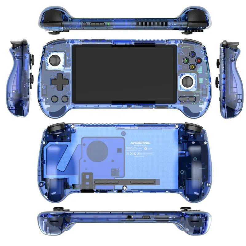 Anbernic RG556 Android 13 AMOLED Retro Handheld Game Console 5.48-Inch 1080p Hall Joystick Active Cooling HDMI 8GB RAM 30+ Emulators PS2 GameCube Premium Gaming Gift