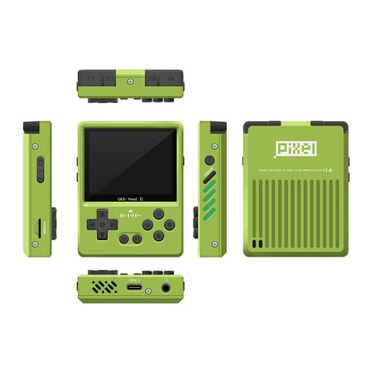 GKD Pixel 2 CNC Aluminum Retro Handheld Game Console 2.4-Inch IPS Full-Lamination OTG Vibration Feedback 64GB Preloaded Games Premium Metal Pocket Gaming Gift
