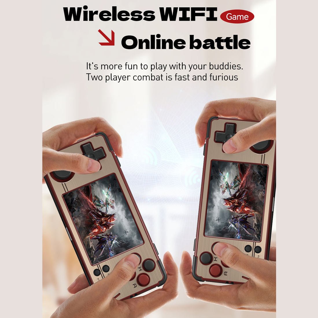 Miyoo A30 Horizontal Retro Handheld Game Console 2.8-Inch IPS 640x480 Wi-Fi 26+ Emulators NES SNES GBA PS1 Lightweight Portable Gaming Gift for Adults Kids