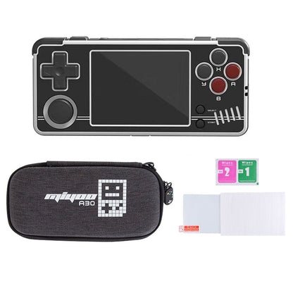 Miyoo A30 Horizontal Retro Handheld Game Console 2.8-Inch IPS 640x480 Wi-Fi 26+ Emulators NES SNES GBA PS1 Lightweight Portable Gaming Gift for Adults Kids