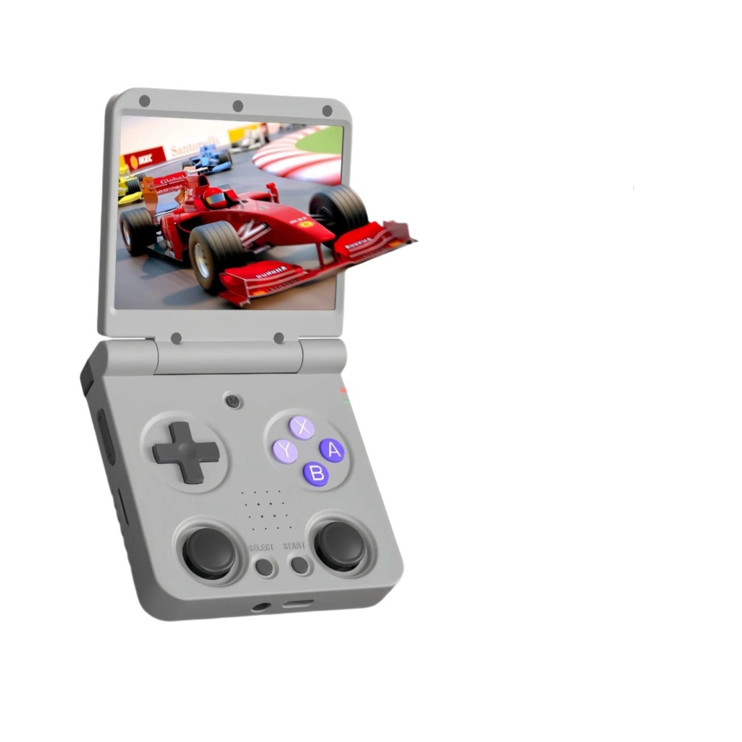 Miyoo Flip V2 Clamshell Retro Handheld Game Console 3.5-Inch IPS Dual Joystick HDMI Output Wi-Fi Bluetooth 30+ Emulators NES SNES GBA PS1 Portable Gaming Gift