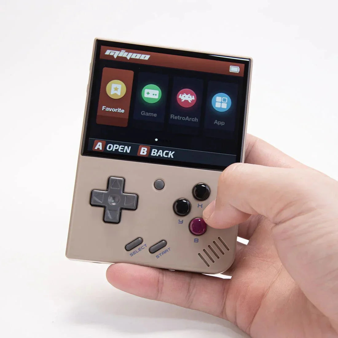 Miyoo Mini Plus Retro Handheld Game Console 3.5-Inch IPS 640x480 Onion OS 30+ Emulators Wi-Fi NES SNES GBA PS1 Portable Pocket Retro Gaming Gift