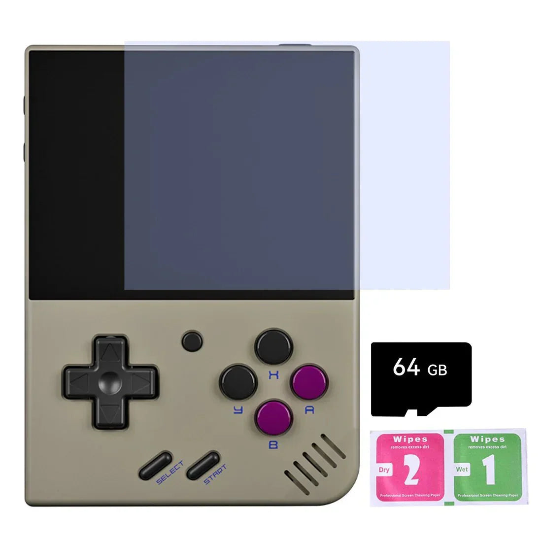 Miyoo Mini Plus Retro Handheld Game Console 3.5-Inch IPS 640x480 Onion OS 30+ Emulators Wi-Fi NES SNES GBA PS1 Portable Pocket Retro Gaming Gift