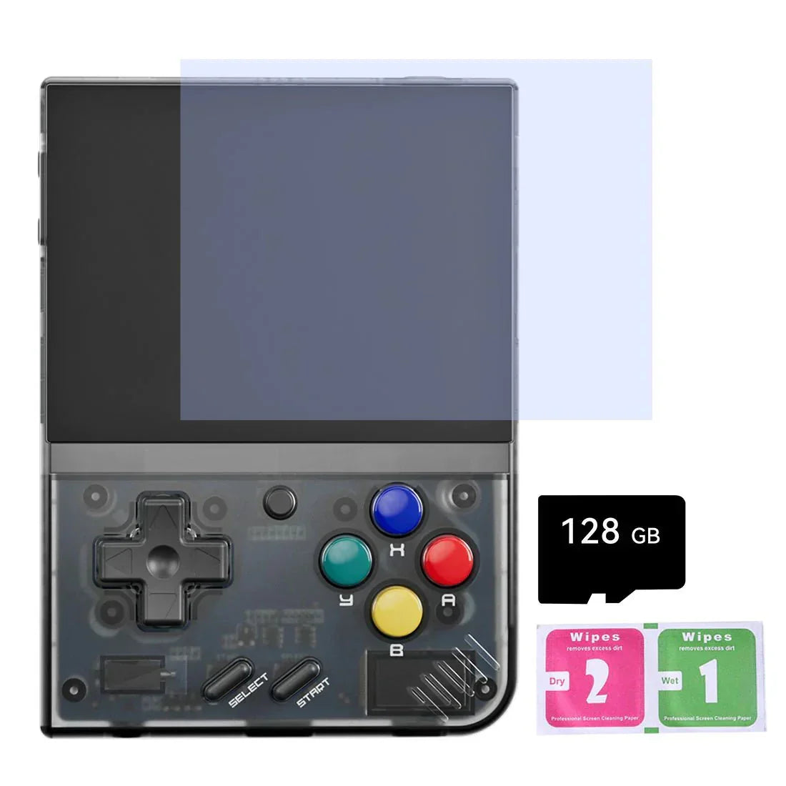 Miyoo Mini Plus Retro Handheld Game Console 3.5-Inch IPS 640x480 Onion OS 30+ Emulators Wi-Fi NES SNES GBA PS1 Portable Pocket Retro Gaming Gift